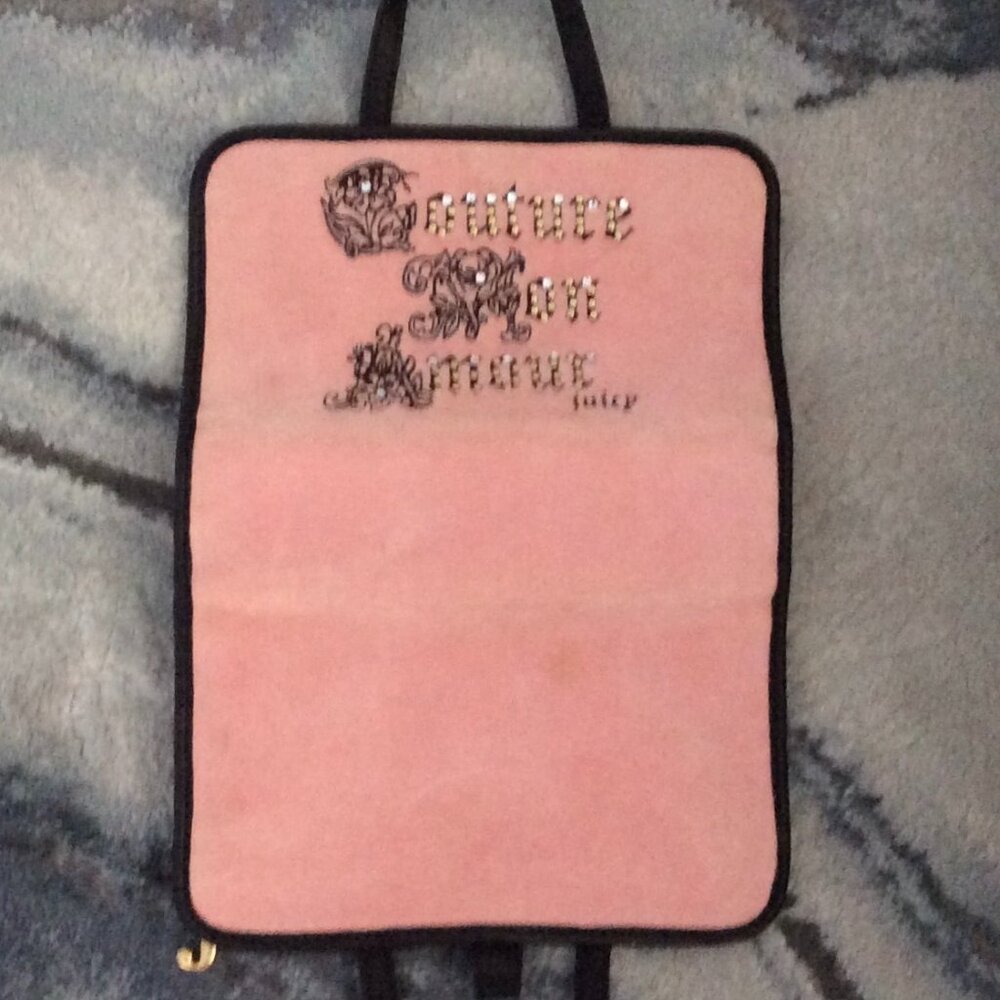Vtg Y2K Juicy Couture Mon Amour Makeup/Cosmetic/Toiletry Travel Bag w/Handles - Picture 4 of 11